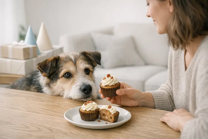 Mini-Katzenkuchen im Muffin-Format für einen sicheren Katzengeburtstag