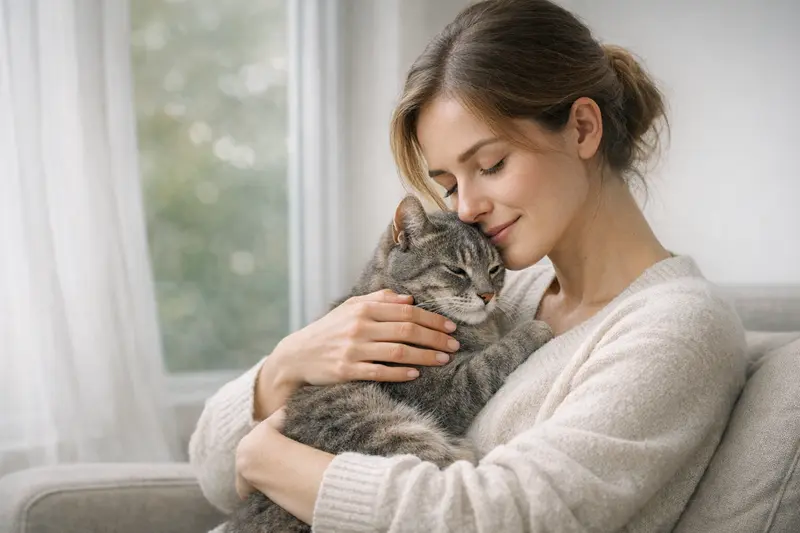Eine Infografik vergleicht die OP-Versicherung und die Krankenversicherung für Katzen, inklusive Leistungsbausteinen und Kostenelementen.