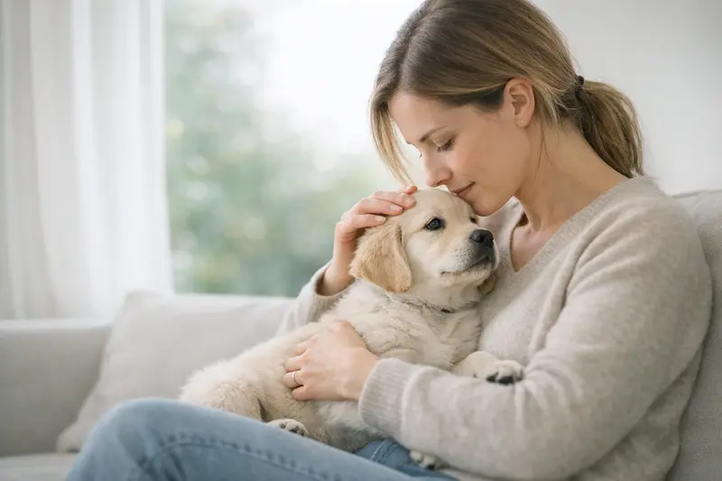 Infografik zu OP-Versicherung und Tierkrankenversicherung für Hunde-Welpen in verschiedenen Szenarien.