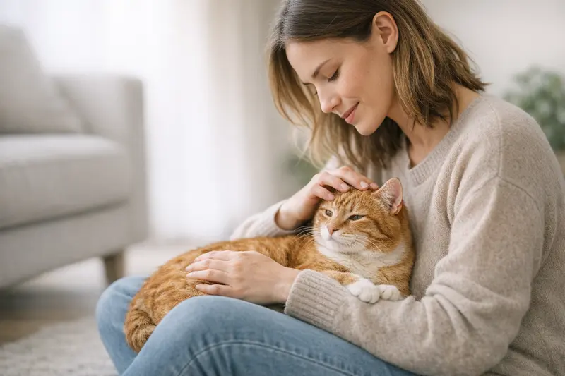 Entscheidungsbaum für Katzenhalter bezüglich Symptom nach Snack und Versicherungsmöglichkeiten.