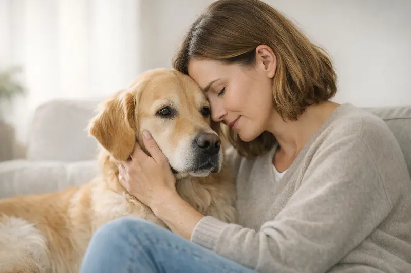 Infografik zum Diagnostik- und Behandlungspfad bei Hunden mit Symptomen und Kostenübersicht für Tierarztleistungen.