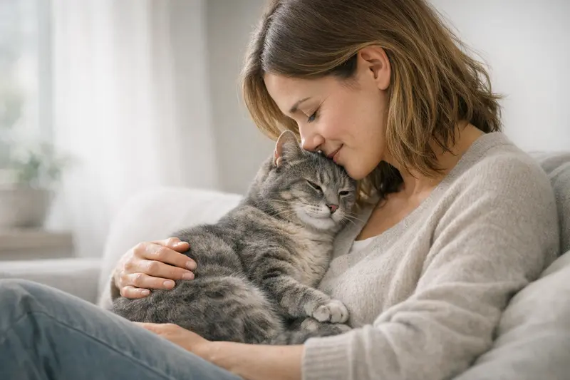 Schematische Darstellung des Diagnostikpfades bei Anämie bei Katzen, inklusive Symptome, Blutuntersuchungen und Therapiemöglichkeiten.