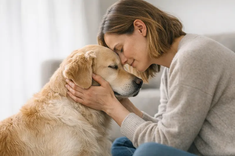 Entscheidungsbaum zur Identifikation von Notfallzeichen bei Hunden und zugehörige Diagnostikpfade.