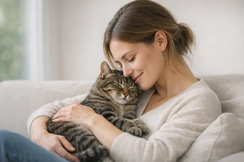 Infografik über Katzen-Generationen mit Auflagen, Verhalten und Versicherungsoptionen.