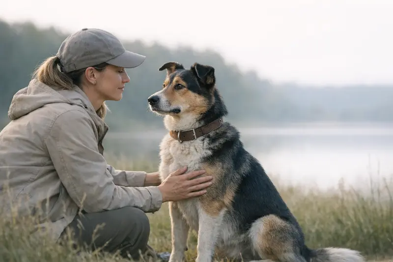 Grafik zu Jagdsequenzen von Hunden mit Warnsignalen und Management-Tipps.