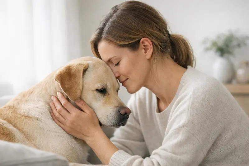 Infografik zum Symptomverlauf, Diagnostik und Therapiebausteinen bei Hundekrankheiten