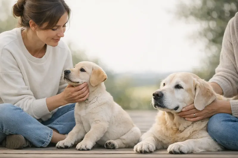 Infografik zeigt den Vorsorge-Plan für Hunde in verschiedenen Lebensphasen inklusive Impfauffrischungen.