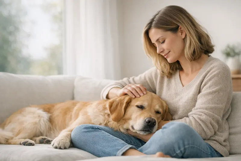 Infografik zeigt den Vergleich von drei Tarifprofilen für Hundeversicherung mit Deckungssumme, Selbstbeteiligung und Jahresbeitrag.