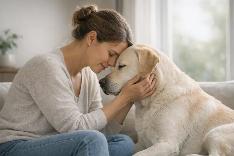 Entscheidungsbaum für Hundehalter zur Wahl zwischen OP-Versicherung und Krankenversicherung mit Leistungsbausteinen.