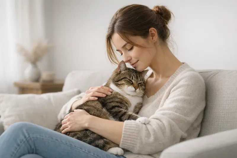 Eine Entscheidungsmatrix zeigt, wie der Lebensstil einer Katze das passende Versicherungsprofil beeinflusst.