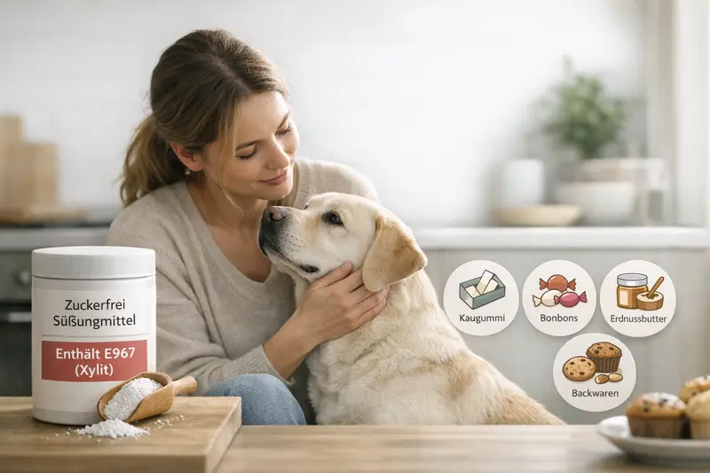Überprüfung von Xylit-Quellen im Haushalt zur Risikominimierung für Hunde.