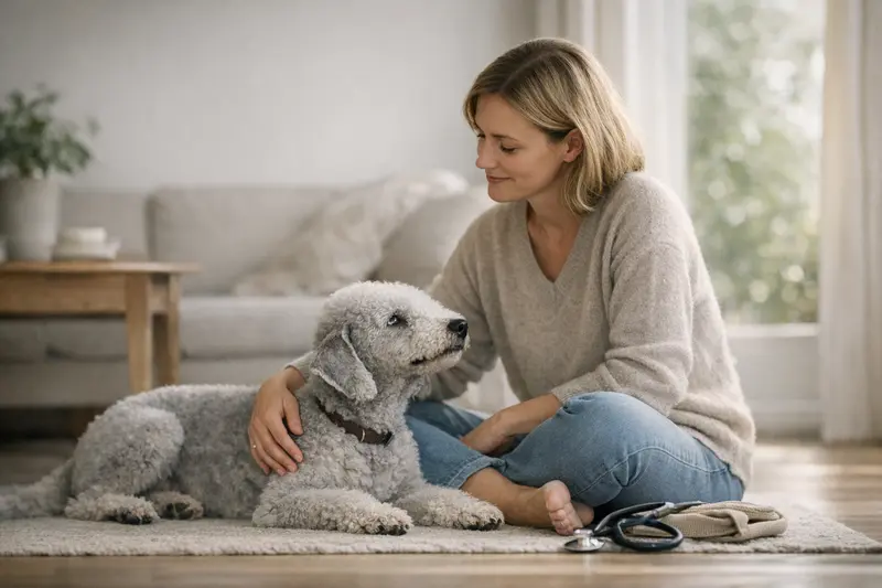 Früher Abschluss einer Hundeversicherung Ein fröhlicher Hund erhält seine Impfung beim Tierarzt, um frühzeitig gesundheitlichen Schutz zu gewährleisten.