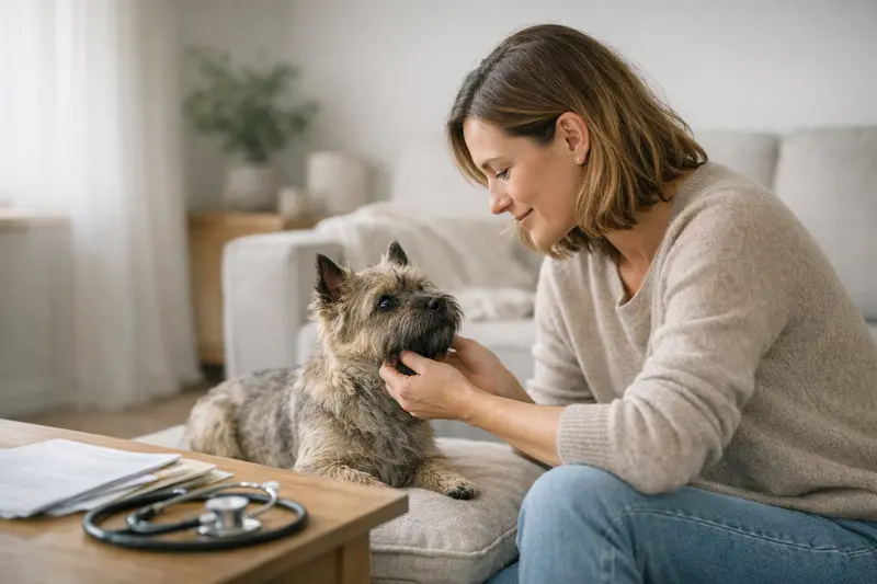 Vorteile einer Hundeversicherung Ein glücklicher Hund spielt im Garten und symbolisiert die Vorteile einer Hundeversicherung.