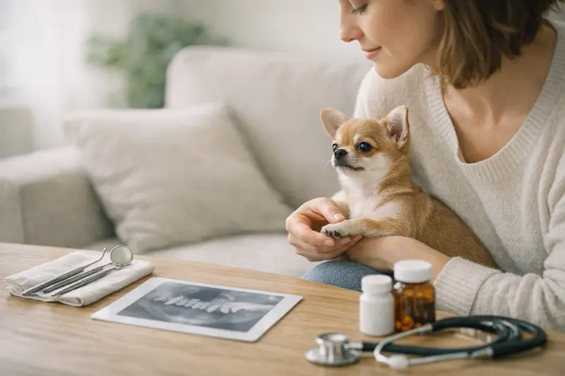 Wichtigkeit von Limits in der Hundekrankenversicherung Ein Hund, der beim Tierarzt untersucht wird, symbolisiert die Bedeutung von Limits in der Hundekrankenversicherung.