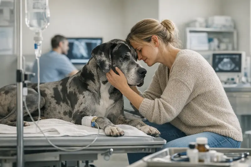 Tierarztkosten große Hunde Tierarztkosten für große Hunde wie Deutsche Dogge in der Klinik