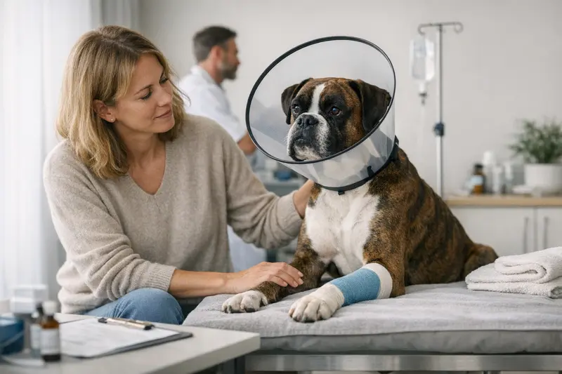 Voruntersuchung und Nachsorge bei Hunde-OPs Voruntersuchung bei einem Hund vor einer Operation