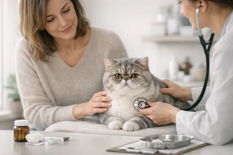 Vorsorge bei der Katzenversicherung Ein gesundes, fröhliches Haustier zeigt die Bedeutung von Vorsorge bei der Katzenversicherung.