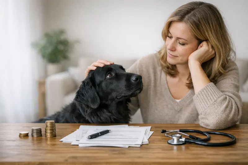 Selbstbeteiligung und Limits bei Hundekrankenversicherung Bild, das die Auswirkung von Selbstbeteiligung und Limits auf die Kosten einer Hundekrankenversicherung veranschaulicht.