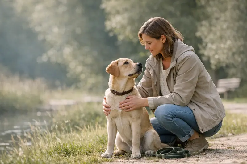 Ein gesunder Hund beim Spielen auf einer Wiese, Symbol für rechtzeitige Versicherungsabschlüsse.