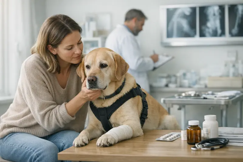 Tierarztkosten für Hunde Ein Hund beim Tierarzt zur Untersuchung seiner gesundheitlichen Probleme