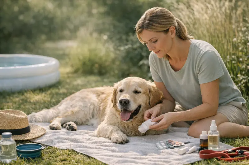 Hunde genießen den Sommer, aber sie sind auch anfällig für gesundheitliche Probleme.