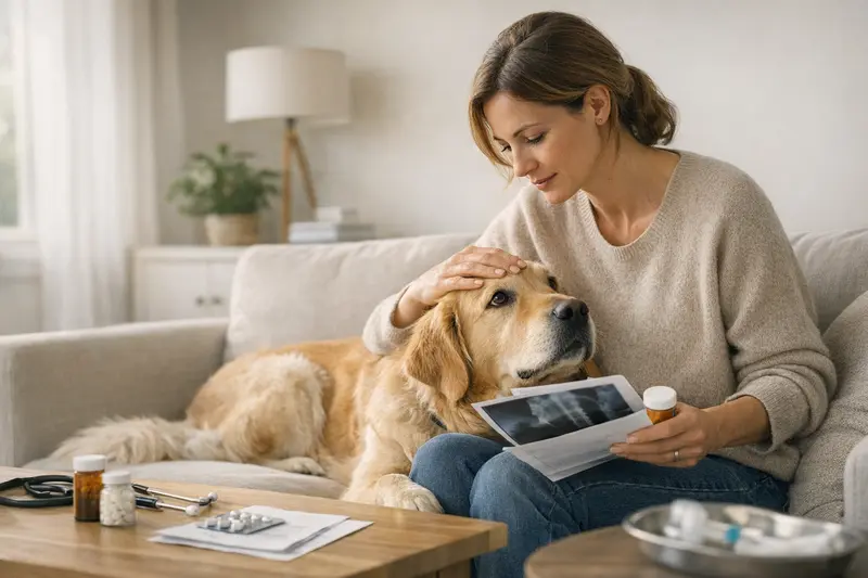 OP-Schutz vs. umfassender Krankenschutz für Hunde Diagramm zur Entscheidungsfindung zwischen OP-Schutz und umfassendem Krankenschutz für Hunde