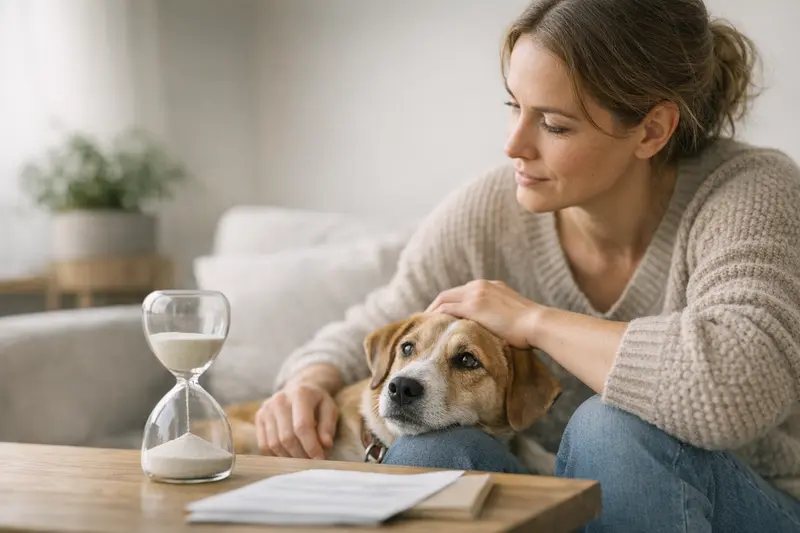 Wartezeiten in der Hundekrankenversicherung verstehen Illustration der Wartezeiten in der Hundekrankenversicherung, die die Wartefristen und ihre Bedeutung erklärt.