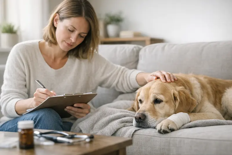 Hunde mit verschiedenen Vorerkrankungen, die in einer tierärztlichen Praxis untersucht werden.