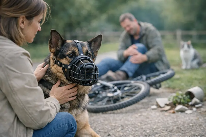 Hundehaftpflicht Schäden abdecken Ein Hund spielt im Park und könnte unbeabsichtigt Schäden verursachen, die von einer Hundehaftpflicht abgedeckt werden.