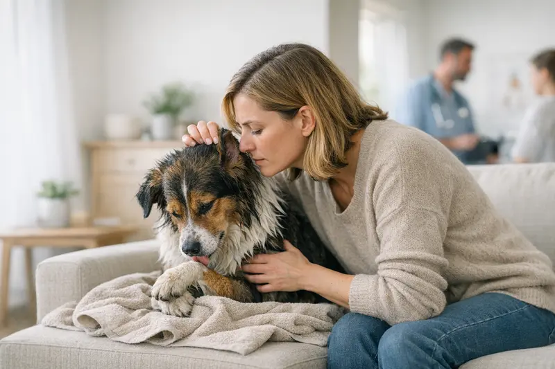Hund mit nassem Fell und Geruchsursachen Ein Hund mit nassem Fell zeigt verschiedene Gerüche und die Bedeutung für die Gesundheit.