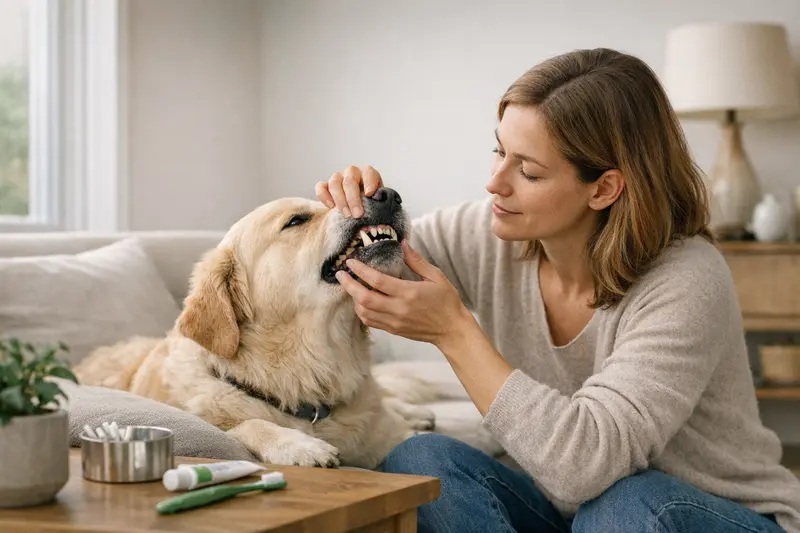 Zahnreinigung und Prophylaxe in der Tierversicherung Hunde und Katzen beim Tierarzt zur Zahnprophylaxe