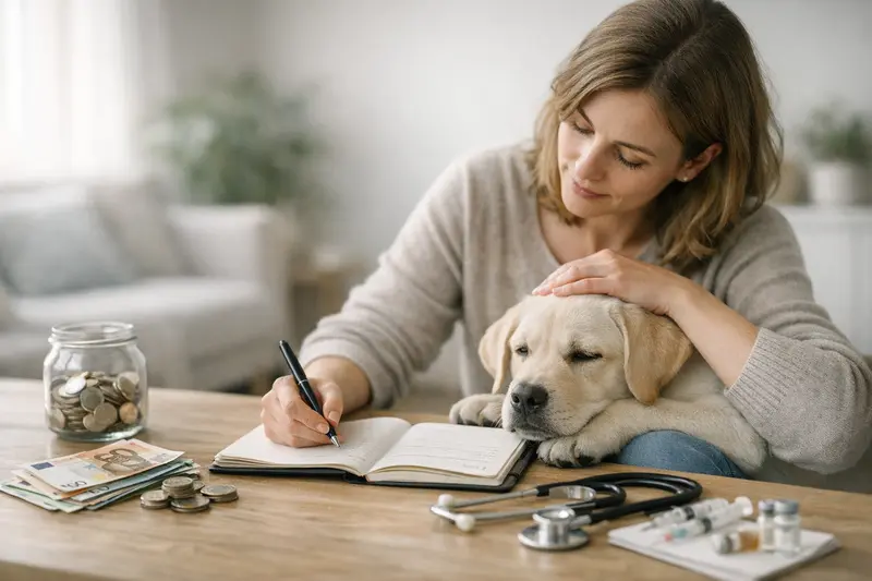 Hund Grundimmunisierung Tierarzt Ein Hund beim Tierarzt zur Grundimmunisierung mit verschiedenen Impfstoffen.