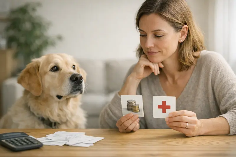 Selbstbeteiligung und Leistungsgrenzen in der Tierkrankenversicherung Symbolische Darstellung der Selbstbeteiligung und Leistungsgrenzen in Tierkrankenversicherungen für Hunde
