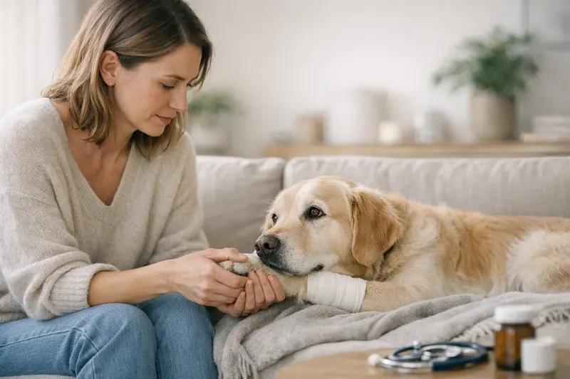Schutz für Hunde sofort nach Abschluss der Versicherung? Hundebesitzer informiert sich über Krankenversicherungsschutz für seinen Hund.