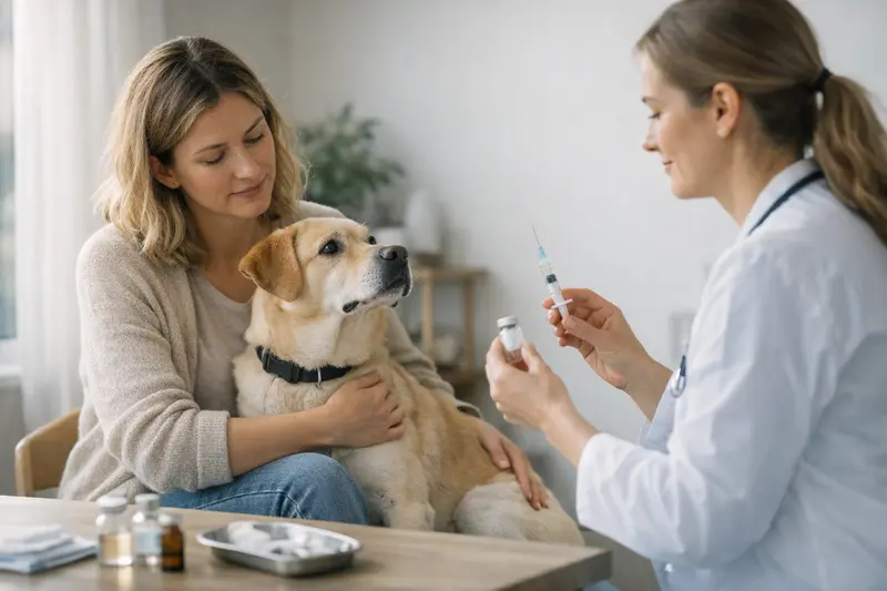 Vorsorgeleistungen in der Hunde-Krankenversicherung Impfungen für Hunde sind ein wichtiger Teil der Vorsorge.