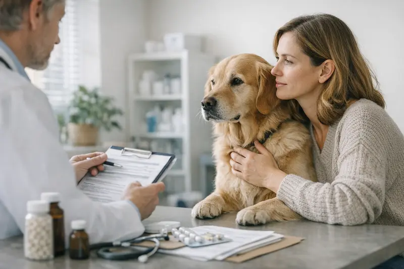 Tarifvergleich Hundekrankenversicherung Hundefreund auf Tierarzttermin, um Tarifoptionen zu vergleichen.