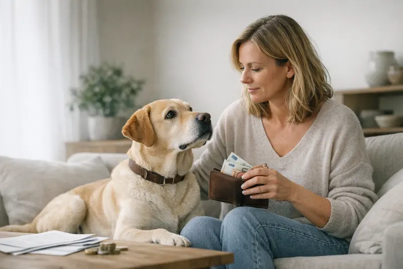 Hundehaftpflicht Selbstbeteiligung Ein Hund mit einem Spielzeug im Mund, symbolisiert die Verantwortung von Hundebesitzern.
