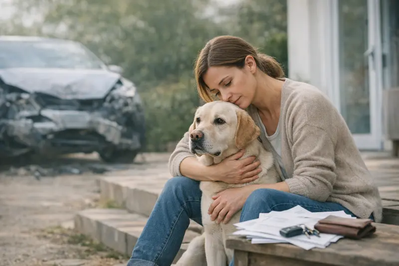 Forderungsausfall bei Hund Haftplichtversicherung Hund verursacht Schaden an Nachbars Eigentum, was zu einem möglichen Forderungsausfall führt.