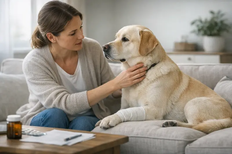 Vorerkrankungen bei der Hundekrankenversicherung Hundehalter diskutiert über Vorerkrankungen und Behandlungen bei der Hundekrankenversicherung.