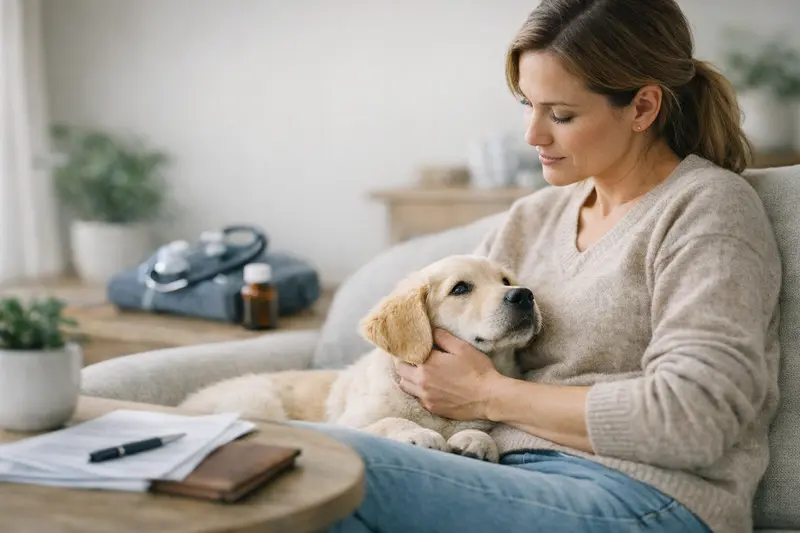 Optimale Zeit für Hundeversicherungsabschluss Hundehalter prüft die besten Zeitpunkte für den Abschluss einer Hundeversicherung.