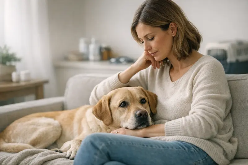 Hund beim Tierarzt: Wartezeiten in der Krankenversicherung Ein Hund, der beim Tierarzt untersucht wird, symbolisiert die Bedeutung von Wartezeiten in der Hundekrankenversicherung.