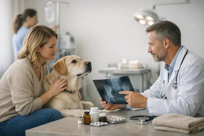 Illustration zur Erklärung des Unterschieds zwischen OP-Schutz und Vollschutz in der Hundekrankenversicherung