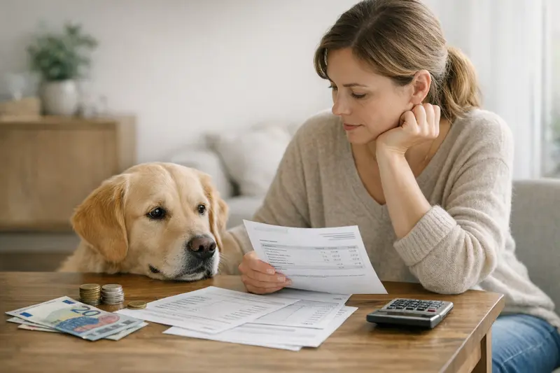 Selbstbeteiligung Hundekrankenversicherung Grafische Darstellung der Auswirkungen von Selbstbeteiligung auf Tierarztkosten bei Hundekrankenversicherungen.