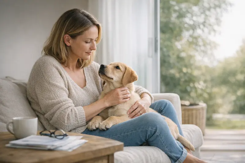 Hundeversicherung frühzeitig abschließen Ein gesunder Hund liegt entspannt auf der Wiese, ideal für den Abschluss einer Hundeversicherung.