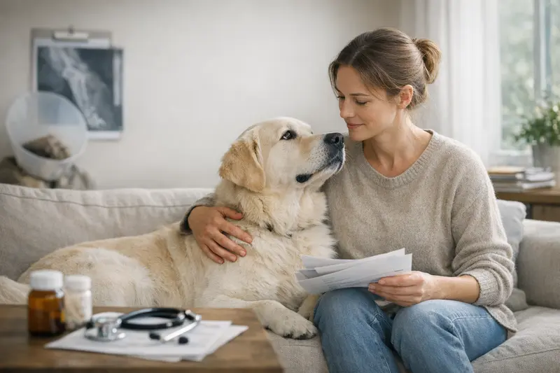 Hundeversicherung und Kosten im Überblick Ein glücklicher Hund spielt aktiv im Freien, was die Bedeutung einer Hundeversicherung verdeutlicht.