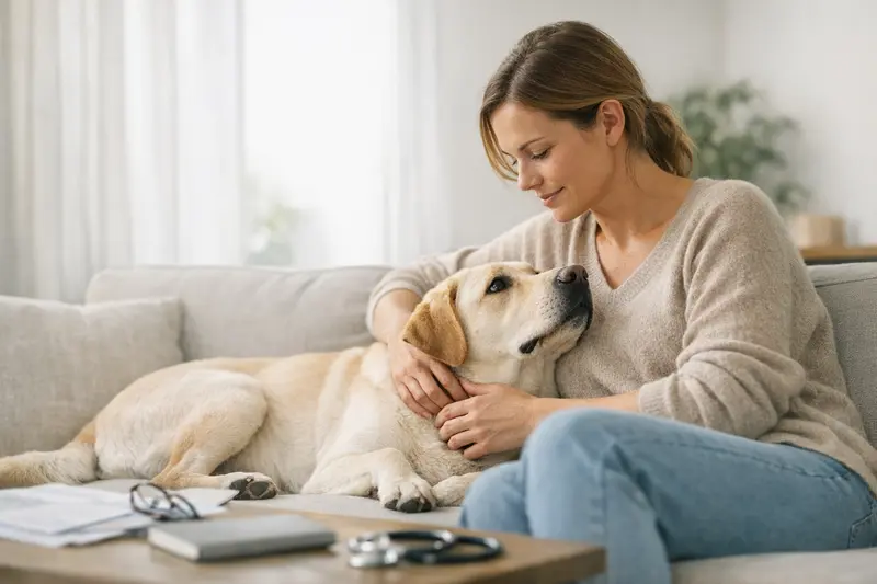 Hundeversicherung frühzeitig abschließen Ein Hund mit fröhlichem Gesicht, der gesund und aktiv wirkt, symbolisiert die Vorteile einer frühen Hundeversicherung.