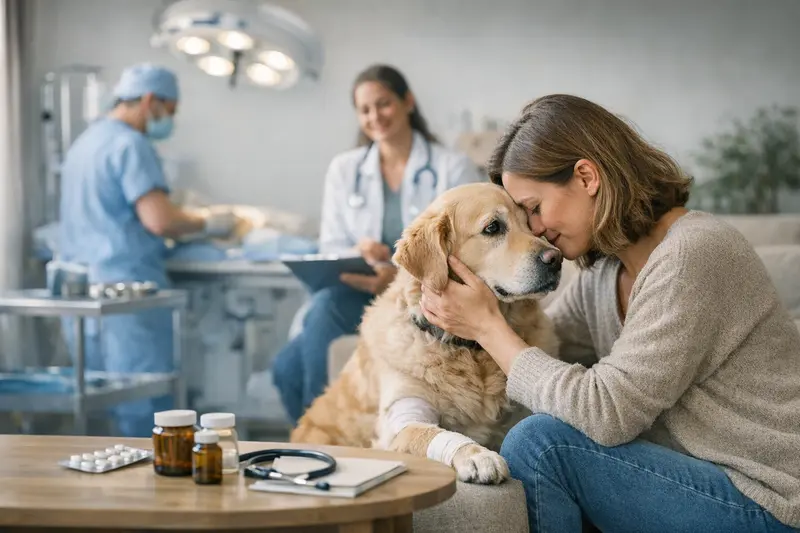 Hundeversicherung Vergleich zwischen OP-Versicherung und Krankenversicherung für Hunde.
