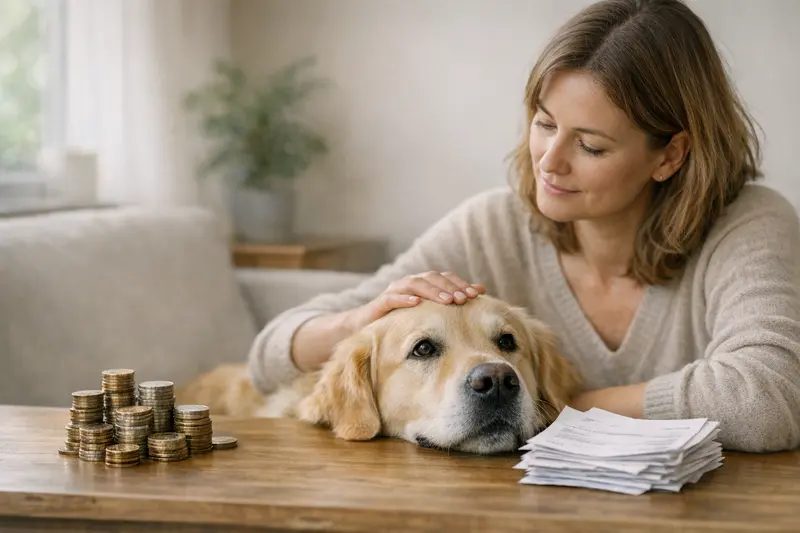 Grafik zur Veranschaulichung von Selbstbeteiligung und Jahreshöchstgrenze bei Hundeversicherungen