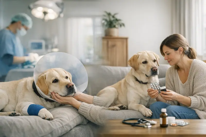 Unterschied zwischen OP- und Krankenversicherung für Hunde Grafik, die den Unterschied zwischen OP- und Krankenversicherung für Hunde veranschaulicht.