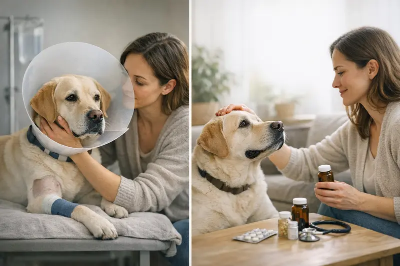 Ein Tierarzt erklärt die Unterschiede zwischen der OP-Versicherung und der Tierkrankenversicherung für Hundebesitzer.